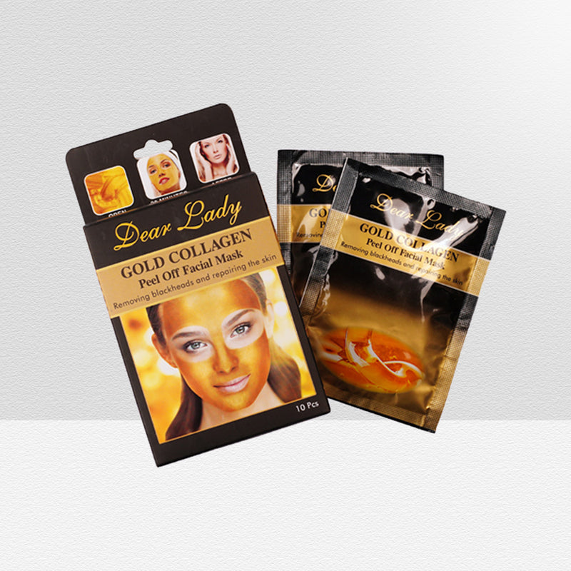Dear Lady Gold Cologne Peel off Facial Mask (6 Sachet)