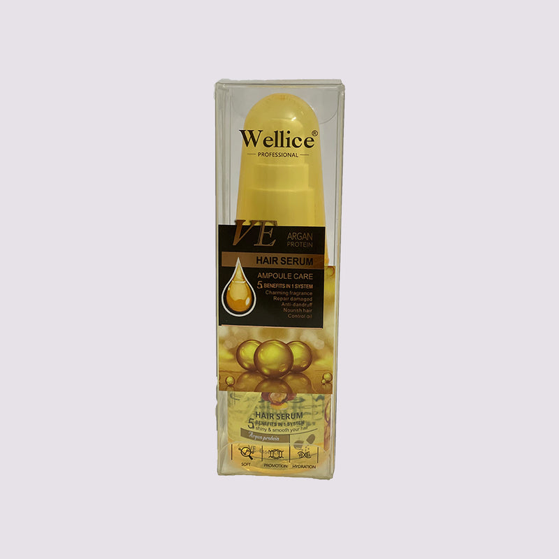 Wellice VE Argan Protein Shampoo and Hair Serum