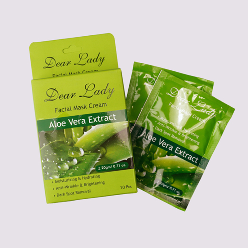 Facial Mask Cream With Aloe Vera Extracts