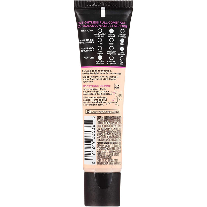 L'Oréal Infallible Total Cover Foundation