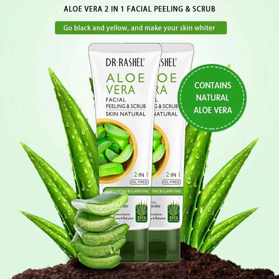 Dr.Rashel Aloe Vera Facial Peeling & Scrub 2 in 1