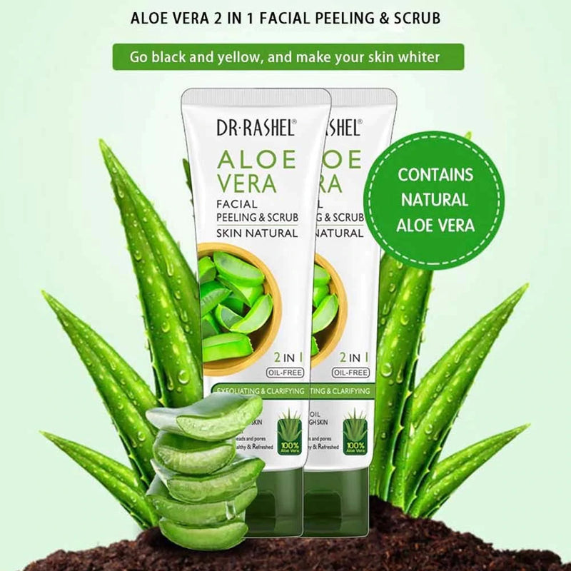 Dr.Rashel Aloe Vera Facial Peeling & Scrub 2 in 1