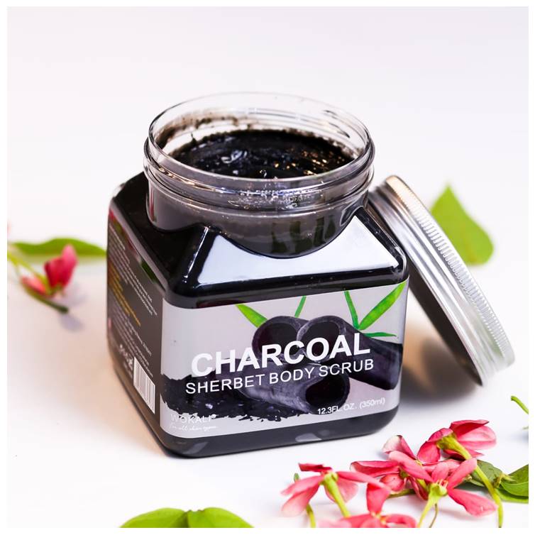 Wokali Charcoal Body Scrub (350ml)