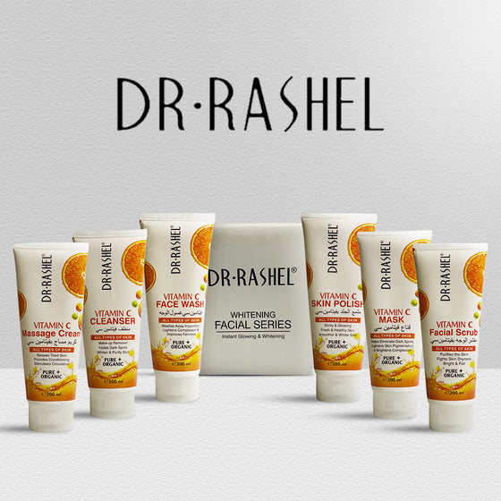 DR RASHEL Vitamin C Skin Cleansing Smart Facial Kit ( Pack of 6 Pc set )