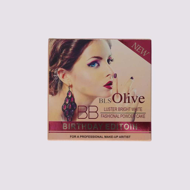 Olive BB Luster Bright White Powder Cake