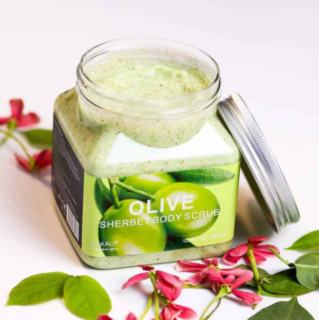 Wokali Olive Body Scrub (350ml)