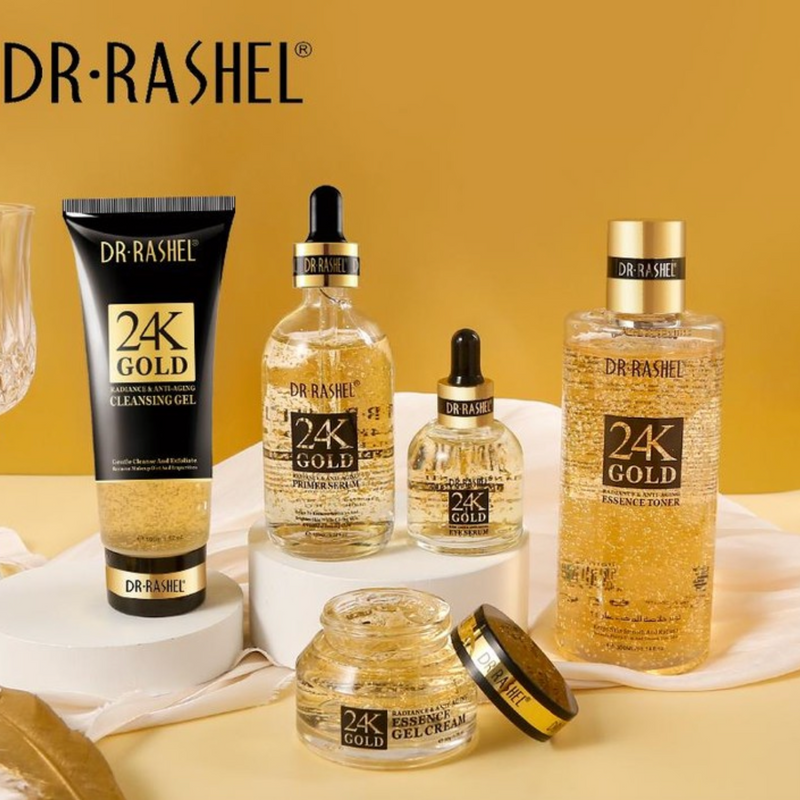 Dr Rashel 24K Gold Radiance & Anti-Aging Skin Care Set (Set Of 5)