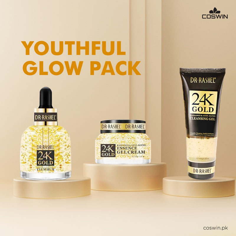 Dr Rashel 24K Gold Radiance & Anti-Aging Skin Care Set (Set Of 3)