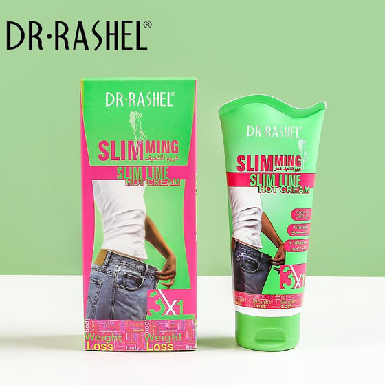 Dr.Rashel 3 in 1 Slimming Slim Line Hot Cream with Green Tea Collagen & Ginseng Formula